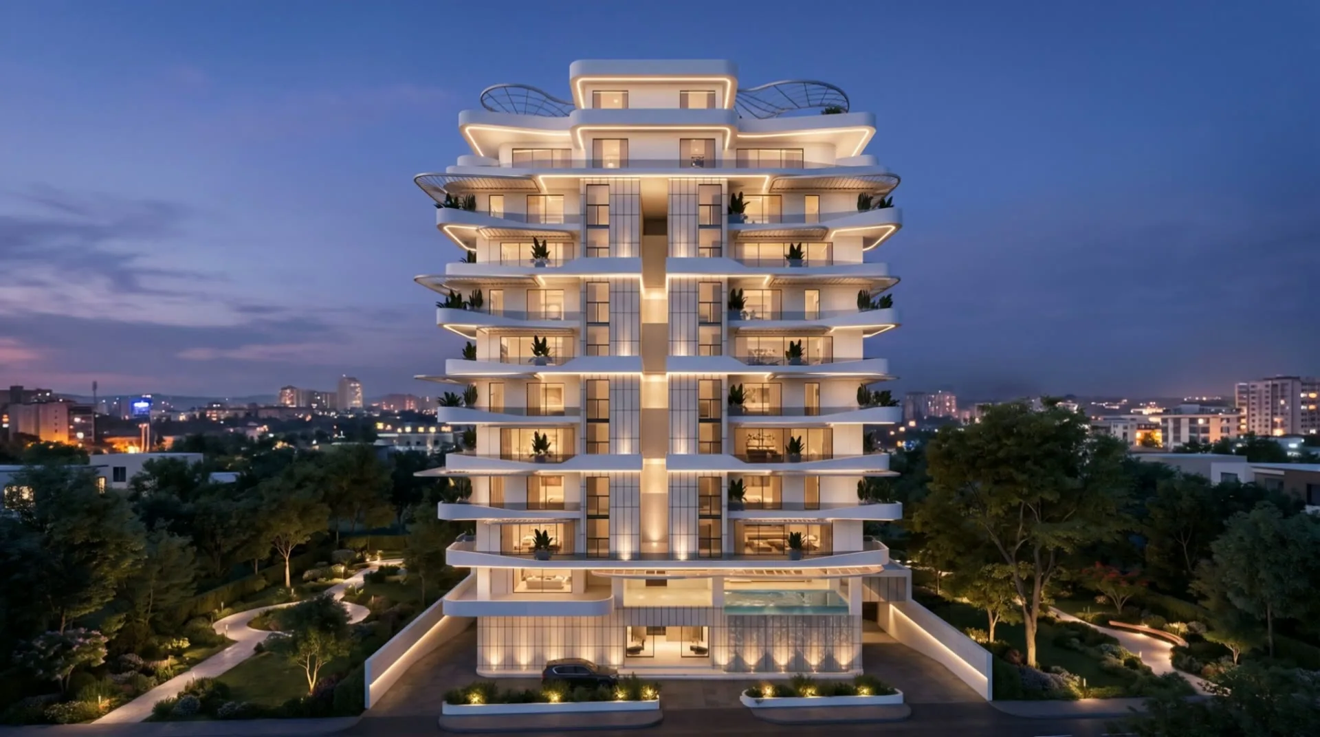 Fountain Havens Tower under construction on Victoria Island, Lagos