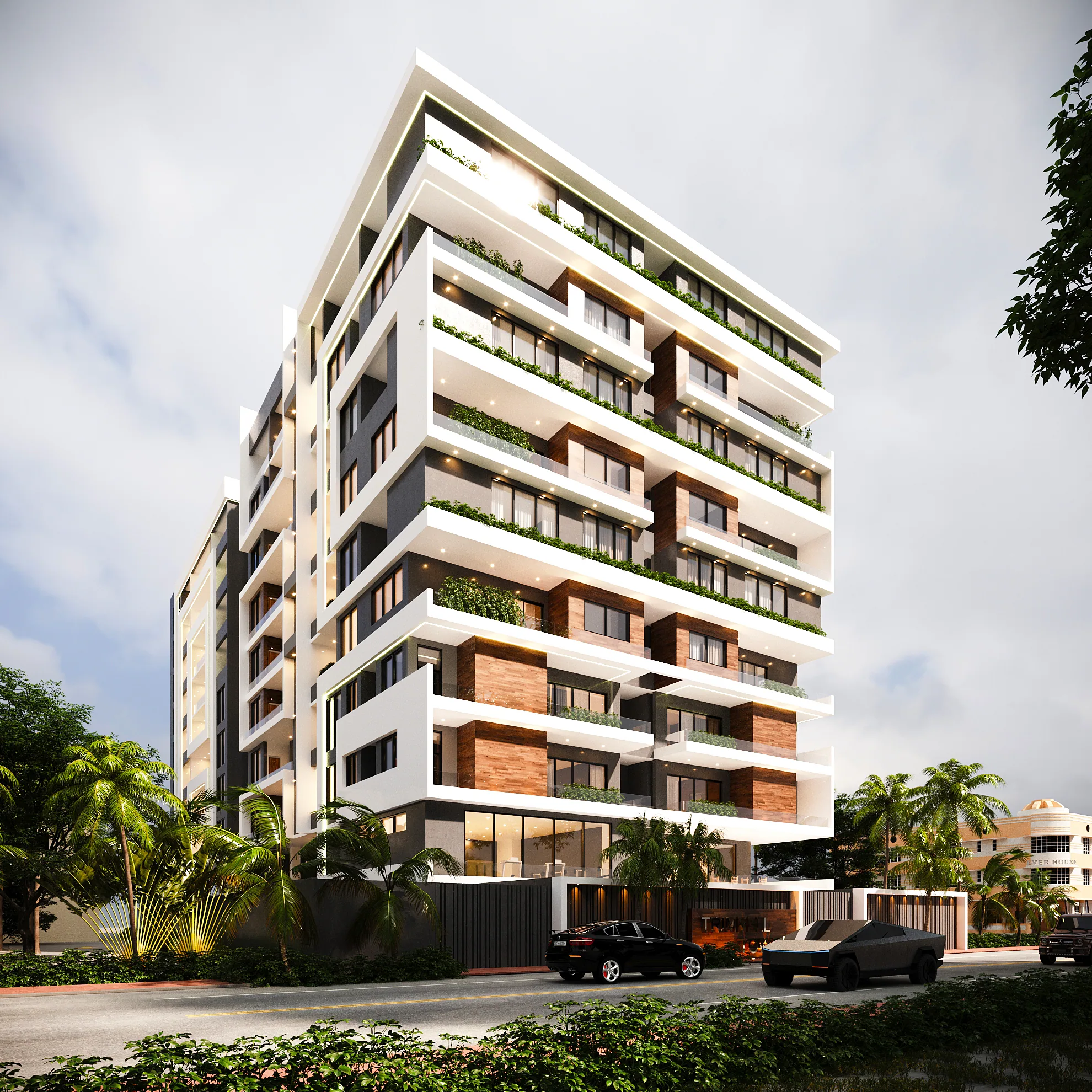 Trimnell Tower under construction on Victoria Island, Lagos